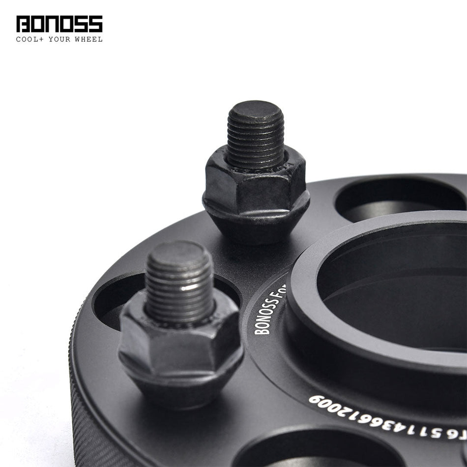 BONOSS Forged Active Cooling 5x114.3 Wheel Spacers for Honda Avancier/BR-V/Jade/HR-V/CR-Z/MDX/Crossroad...