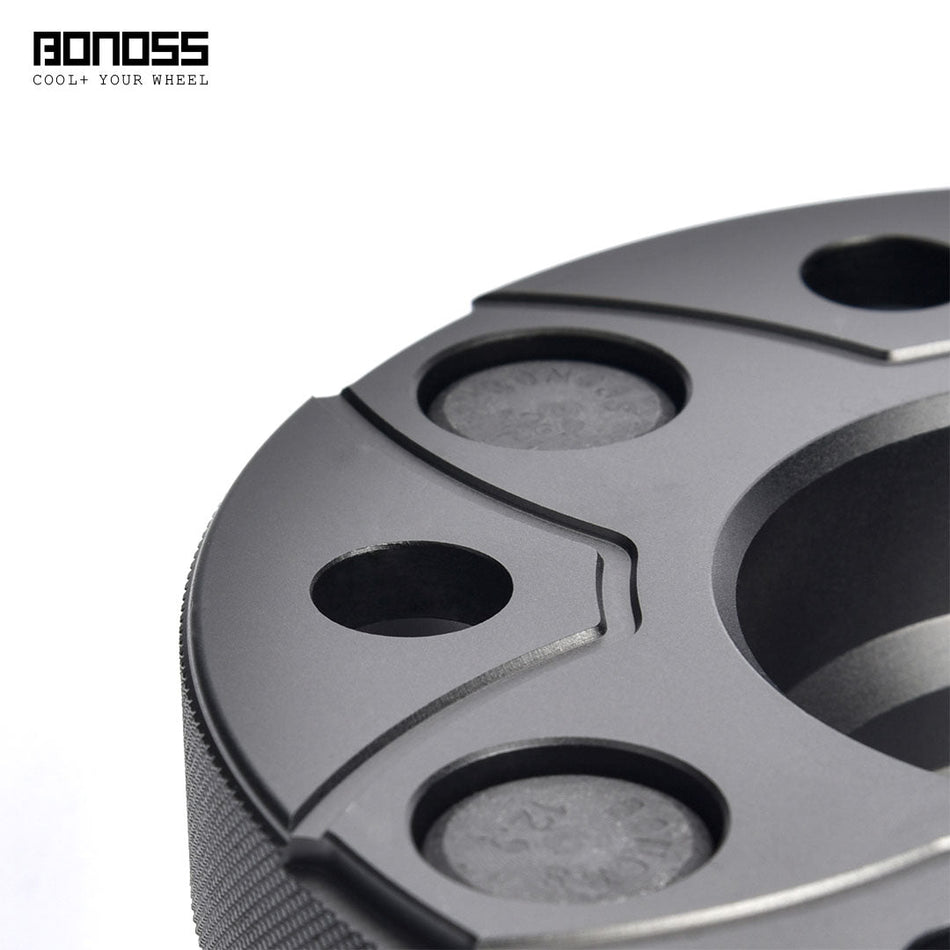 2 Pcs BONOSS Forged Active Cooling 2012-2025 Tesla Model S Wheel Spacers for Plaid/ Long Range