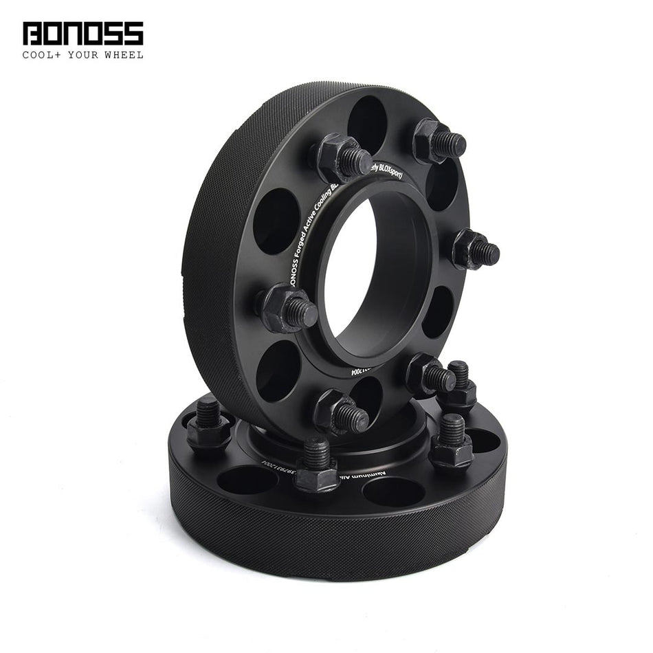 2 Pcs BONOSS Forged Active Cooling Toyota Wheel Spacers Fit Commuter/ GranAce/ Grand Hiace/ Hiace/ Majesty/ Quantum