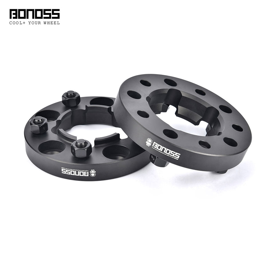 2 Pcs BONOSS Forged 5x165.1 Defender Wheel Spacers Active Cooling Fit 1983-2016 Land Rover L316